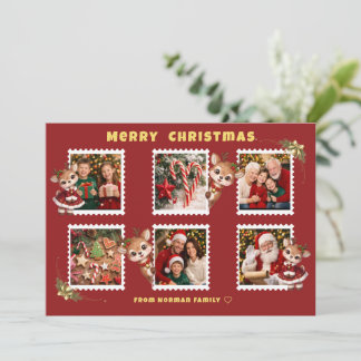 Personalized Christmas Flat Holiday Card