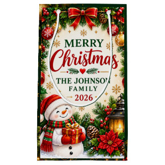 Personalized Christmas Gift Bag – Family Christmas