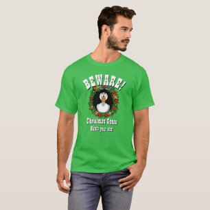 Personalized Christmas Gift CHRISTMAS GOOSE  T-Shirt