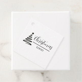 Personalized Christmas Gift Custom Modern T-Shirt Favour Tags