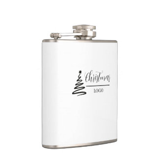 Personalized Christmas Gift Custom Modern T-Shirt Hip Flask