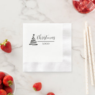 Personalized Christmas Gift Custom Modern T-Shirt Napkin