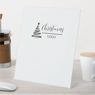 Personalized Christmas Gift Custom Modern T-Shirt Pedestal Sign