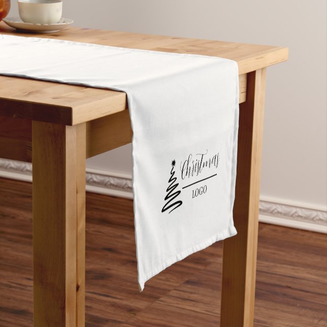 Personalized Christmas Gift Custom Modern T-Shirt Short Table Runner (In Situ)