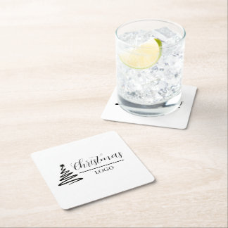 Personalized Christmas Gift Custom Modern T-Shirt Square Paper Coaster