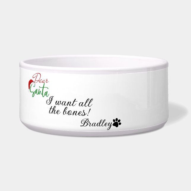 Personalized Christmas Gift Custom Pet Name Food (Front)