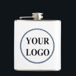 Personalized Christmas Gift Customized Idea LOGO Hip Flask<br><div class="desc">Add Your Logo Here_Christmas Holiday Gift
You can customize it with your photo,  logo or with your text.  You can place them as you like on the customization page. Funny,  unique,  pretty,  or personal,  it's your choice.</div>