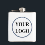 Personalized Christmas Gift Customized Idea LOGO Hip Flask<br><div class="desc">Add Your Logo Here_Christmas Holiday Gift
You can customize it with your photo,  logo or with your text.  You can place them as you like on the customization page. Funny,  unique,  pretty,  or personal,  it's your choice.</div>