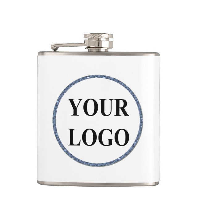 Personalized Christmas Gift Customized Idea LOGO Hip Flask (Front)