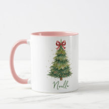 Personalized Christmas Gift -Ribboned Christmas Tr