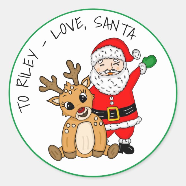 Personalized Christmas Gift Tags (Front)