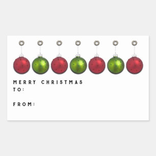 Personalized Christmas gift tags