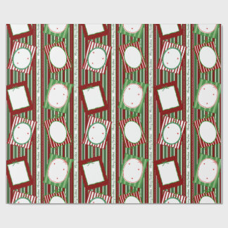 Personalized Christmas Gift Wrap-Scrapbook Cute Wrapping Paper