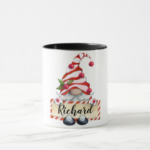 Personalized Christmas Gnome Mug