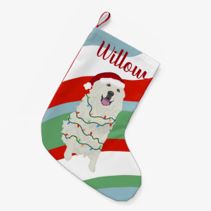 Personalized Christmas Great Pyrenees Small Christmas Stocking