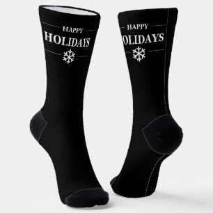 Personalized Christmas Happy Holiday Custom Gift  Socks
