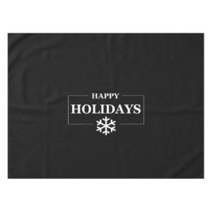 Personalized Christmas Happy Holiday Custom Gift  Tablecloth