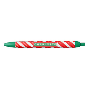 Personalized Christmas Holiday Gift Blue Ink Pen