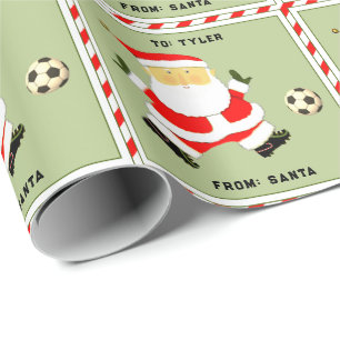 Personalized Christmas Holiday Gift Wrapping Paper