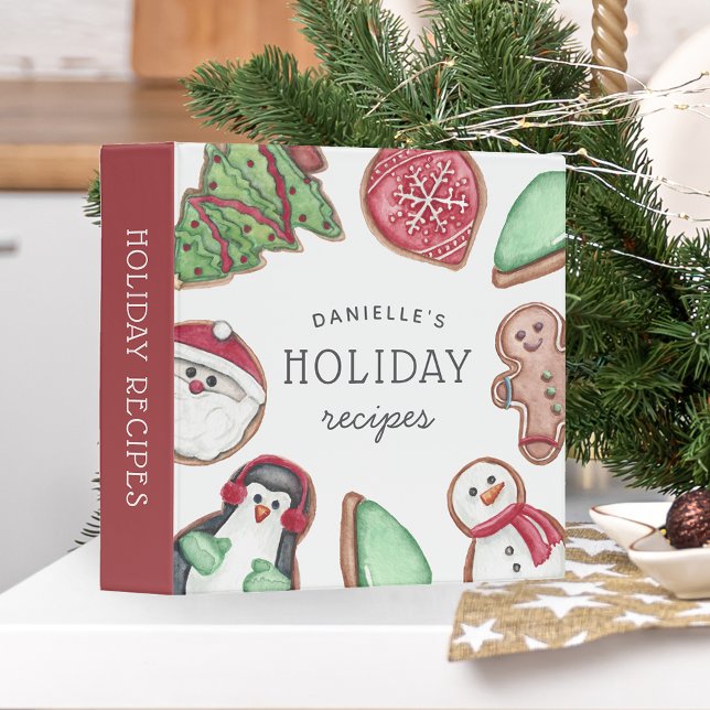 Personalized Christmas Holiday Recipe Binder (Creator Uploaded)