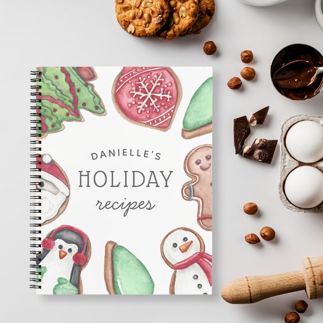 Personalized Christmas Holiday Recipe Notebook (Creator Uploaded)