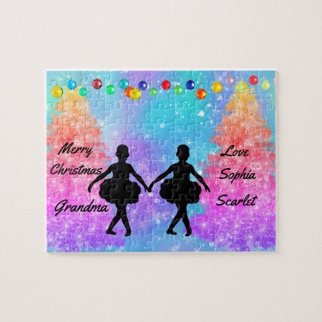 Personalized Christmas Jigsaw Puzzle (Horizontal)