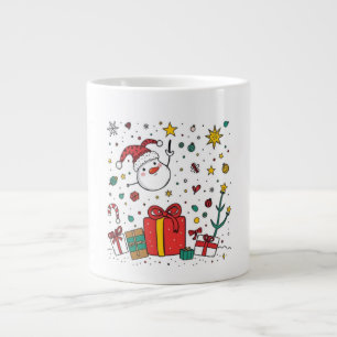 Personalized Christmas Large Coffee Mug