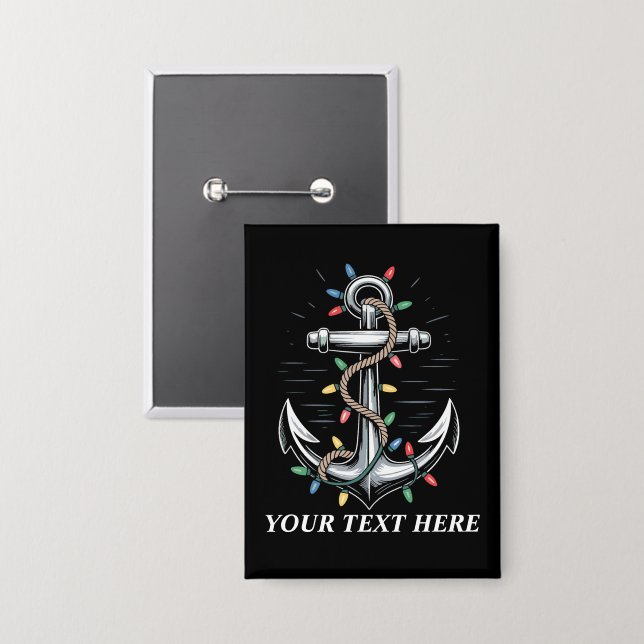 Personalized Christmas Lights Boating Sailing  (Front/Back)