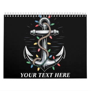 Personalized Christmas Lights Boating Sailing Calendar