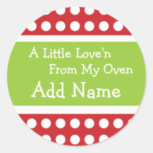 Personalized Christmas Love'n Sticker