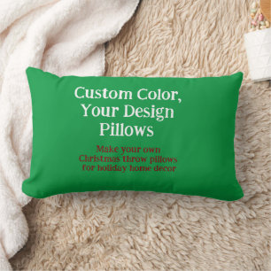 Personalized Christmas Lumbar Pillow - Festive Gif