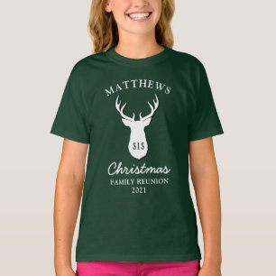 Personalized Christmas Matching Family Reunion Sis T-Shirt