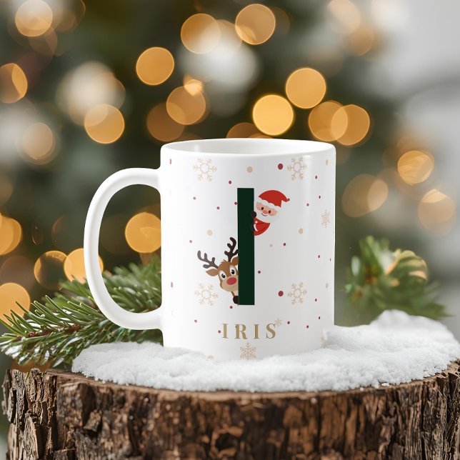 Personalized Christmas Monogram I Mug (Creator Uploaded)