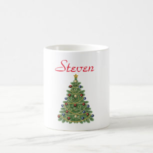 Personalized Christmas Morphing Mug/Tree Magic Mug