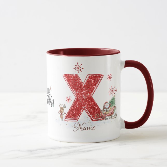 Personalized Christmas  Mug (Right)