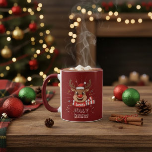 Personalized Christmas Mug   Custom Name Holiday 