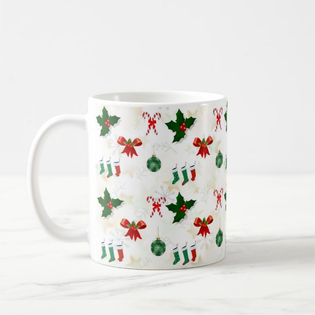Personalized Christmas Mug Design (Left)