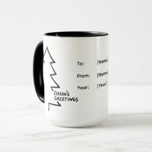 Personalized Christmas Mug – Season’s Greetings