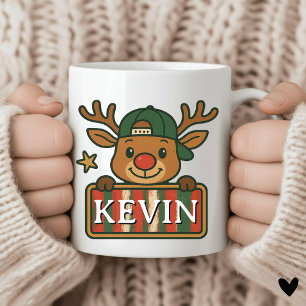 Personalized Christmas Mug with Kids Name