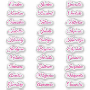 Personalized Christmas Name Calligraphy Sheet