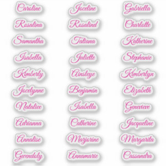 Personalized Christmas Name Calligraphy Sheet