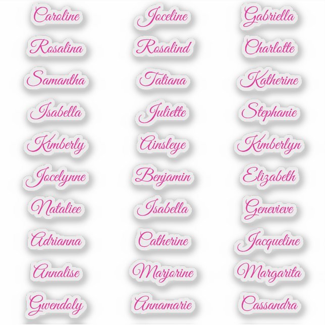 Personalized Christmas Name Calligraphy Sheet (Front)