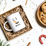 Personalized Christmas name mug,snowman face Coffe Coffee Mug<br><div class="desc">Personalized Christmas name mug, funny snowman face,  create your own personalized mug with thiscute funny cat design ,  this mug design can be perfect for family,  grandparents,  child and friend perfect gift for christmas.</div>