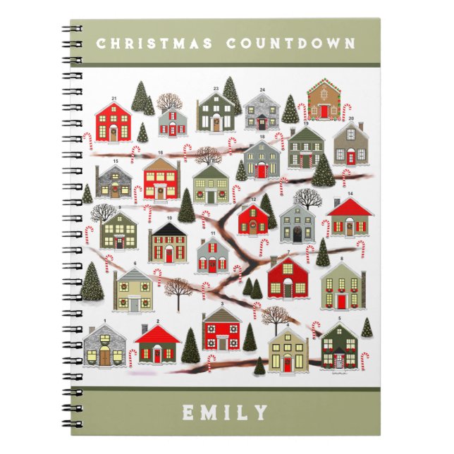 Personalized Christmas Notebook (Front)