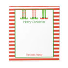 Personalized Christmas Notepad | Festive Elves