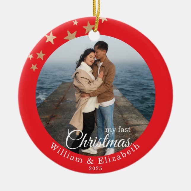 Personalized Christmas Ornament (Front)