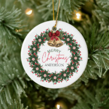 Personalized christmas ornament custom christmas o