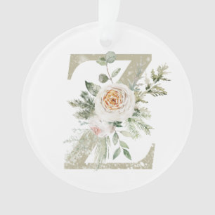 Personalized Christmas ornament with your initials