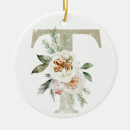 Personalized Christmas ornament with your initials