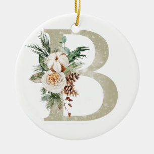 Personalized Christmas ornament with your initials